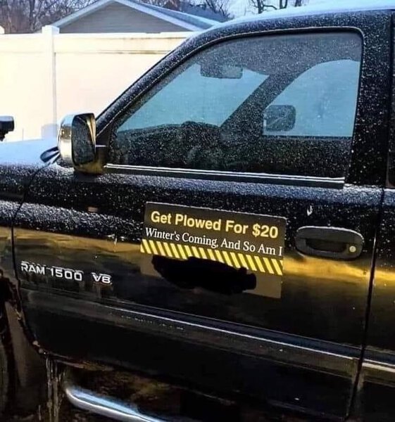 Who Doesn’t Love a Good Plow