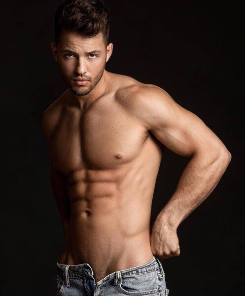 Hot Guy-Unbuttoned Jeans