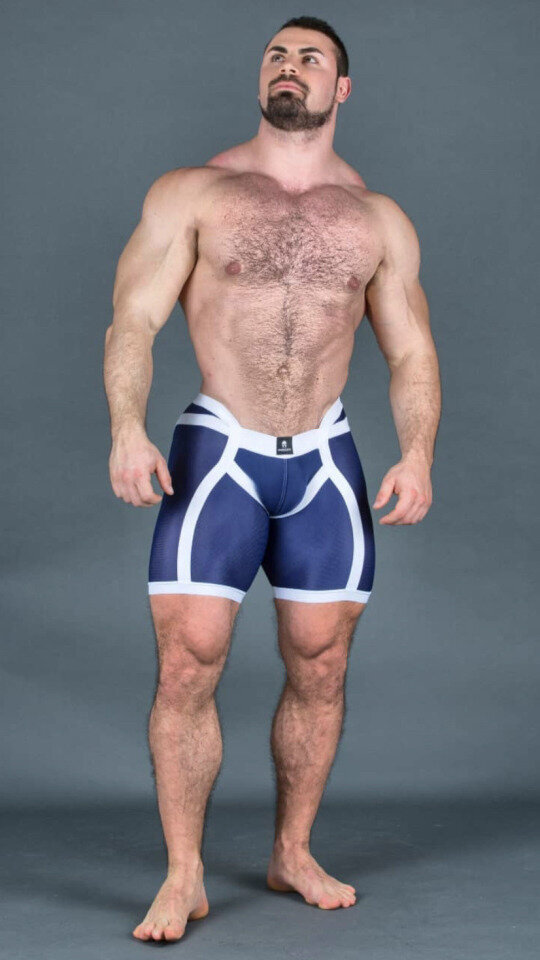 Hunk in blue...