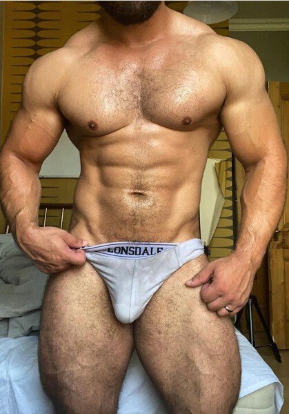 Sweaty Torso-Sweaty Dick-Sweaty Briefs-Tongue Action Needed
