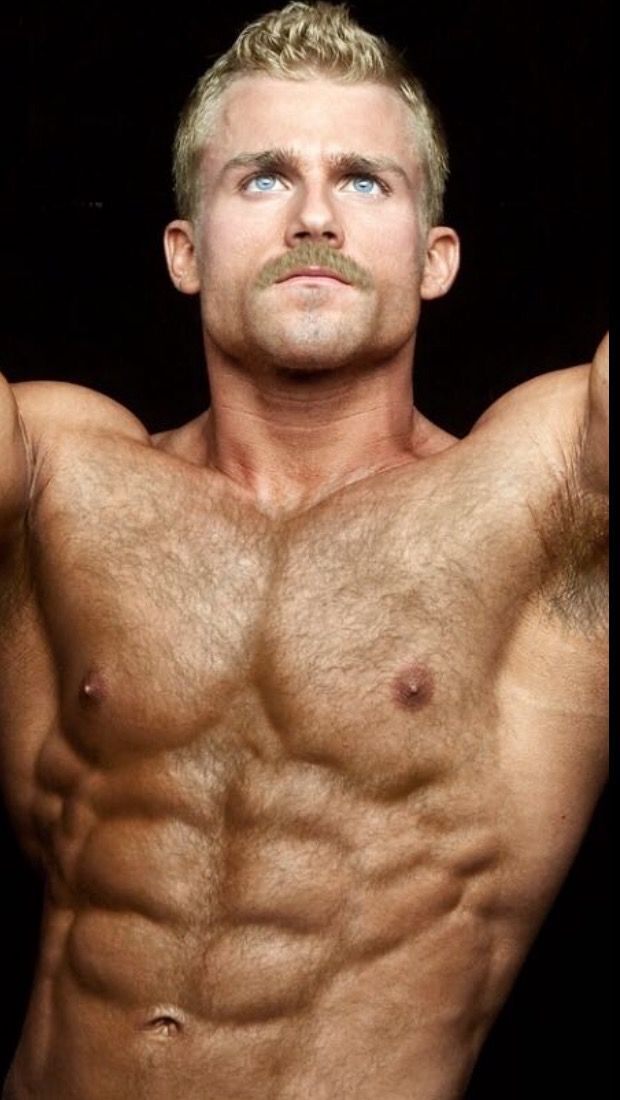 Blue Eyes+Blond+Hairy=Hot