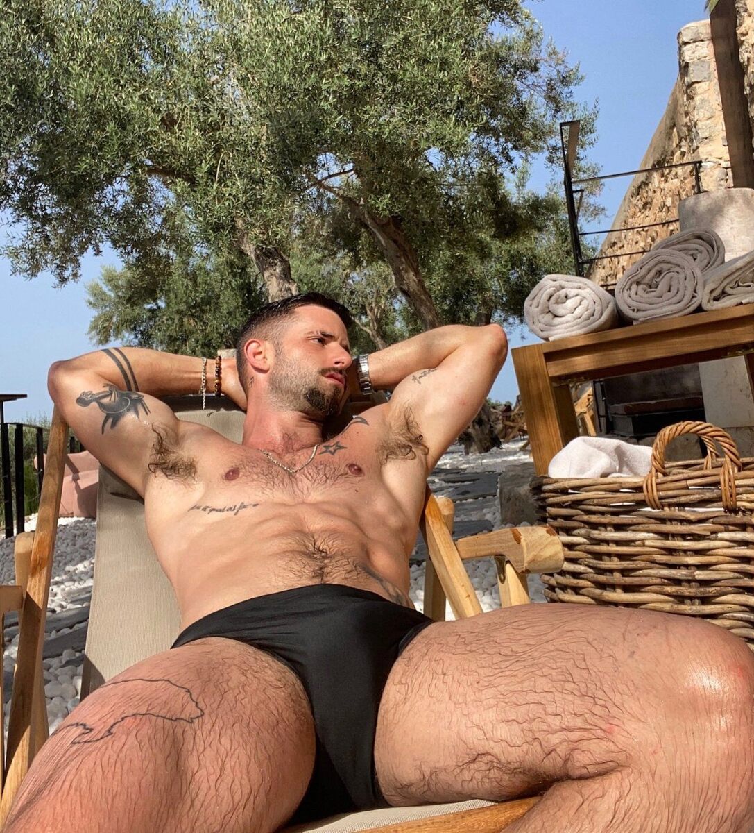 A Man Spreading