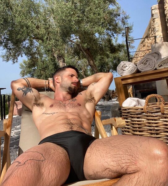 A Man Spreading
