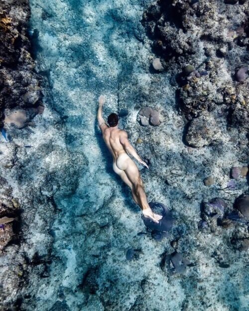 Underwater outdoors...