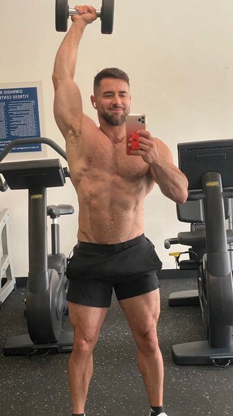 Gym selfie