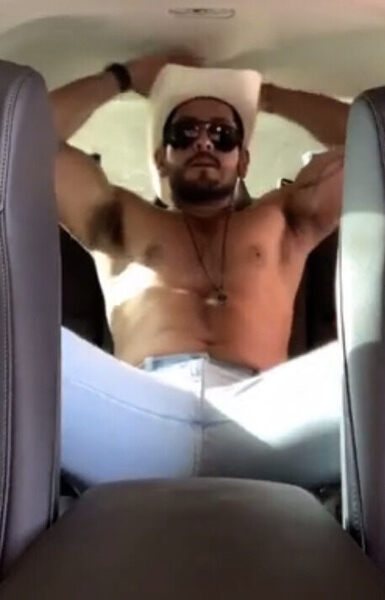 Riding in the back seat cowboy