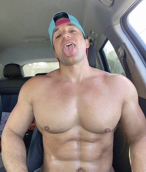 He gives tongue on demand.