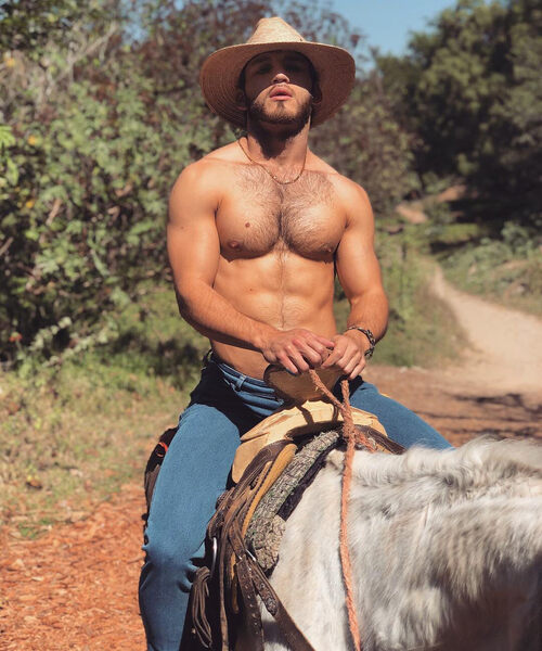 This guy rides more than horses… and at times can be ridden as well