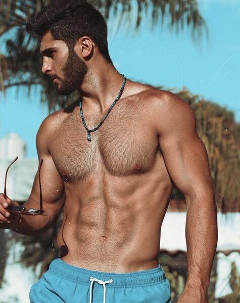 Man in paradise
