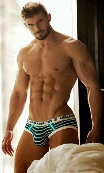 A model underwear model