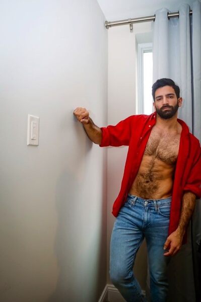 As hot as the red shirt he is sporting!