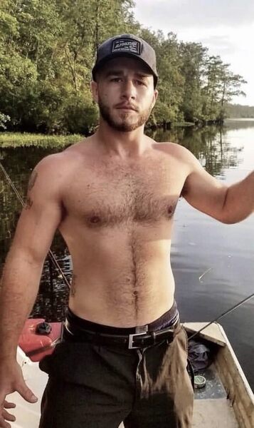 He buys his fishing gear at the Master Bait and Tackle Shop…. I kid you not!