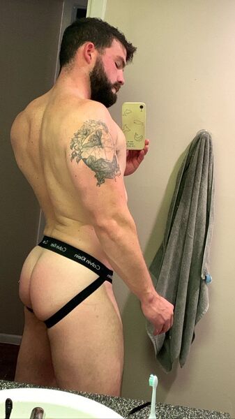 From the Calvin Klein Black Jockstrap Collection