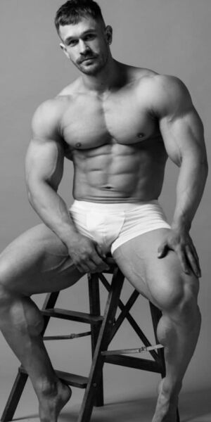 Love the mustache...
