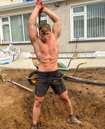 A body built by hard work