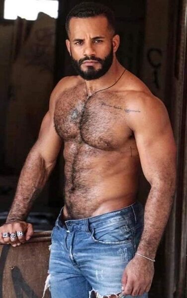 If you do a good job of licking the sweat off my pecs and abs I might let you lick the sweat off my balls…