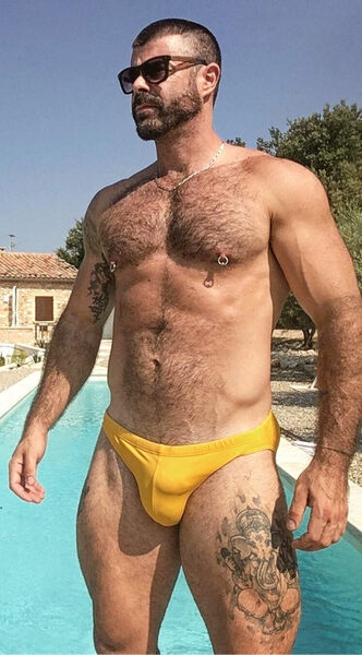 A banana hammock the color of a banana… what a nice concept!