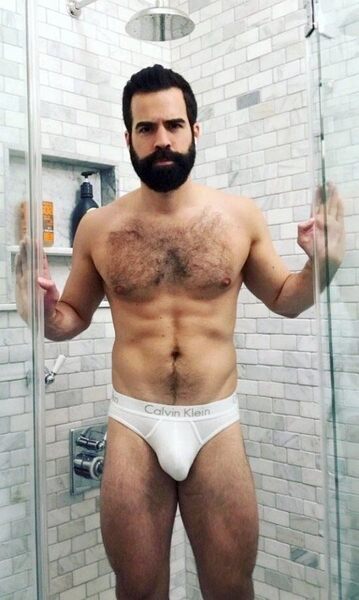 When you join me in the shower the Calvin’s will be coming off.