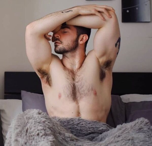 He needs to loose the blanket