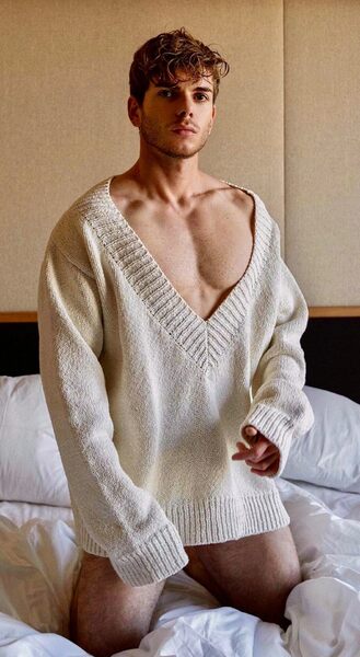 Oversized sweater guy.