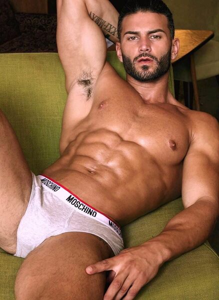 Moschino delight! Giving Armani a run for his money…