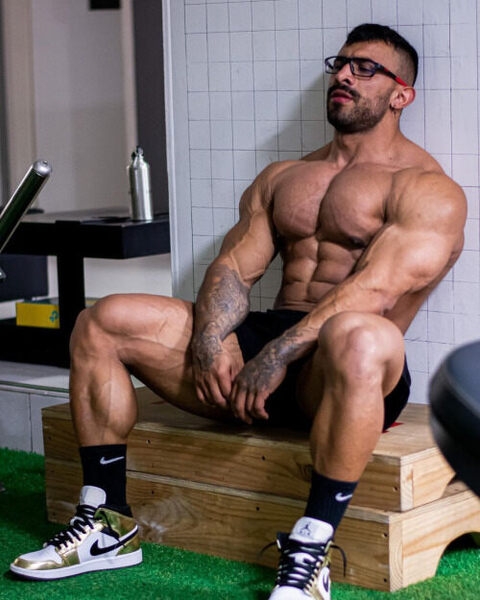 Resting between sets…