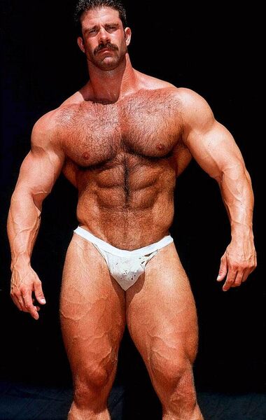 Exudes manliness...