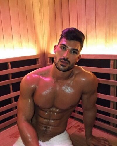 Sweet sauna sweat…