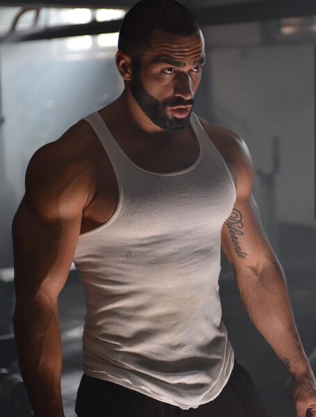 He wears the wifebeater quite well!