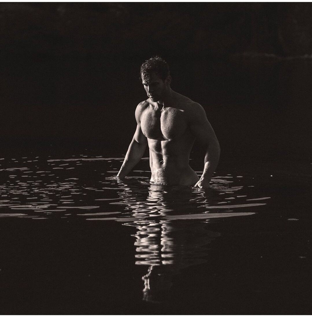 Skinny dipping front view…