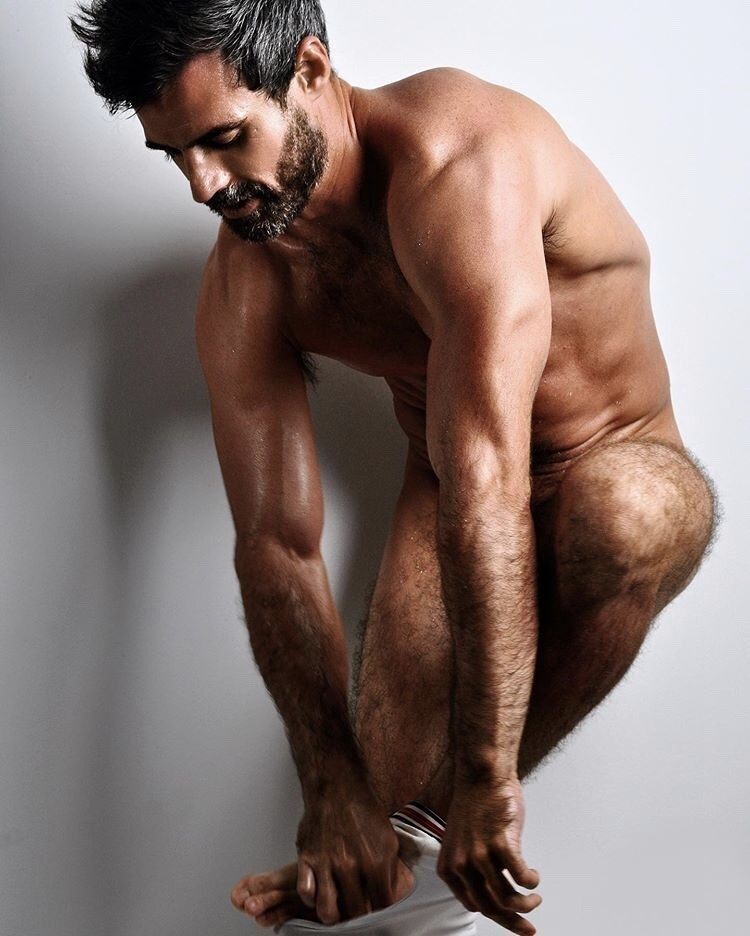 Is he dressing or undressing?  Either way the pic works!