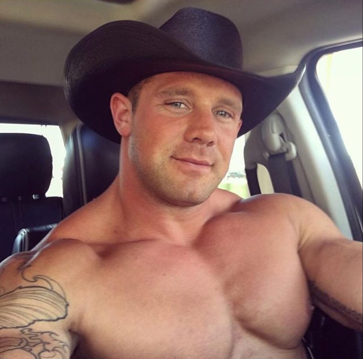 Urban cowboy Uber driver