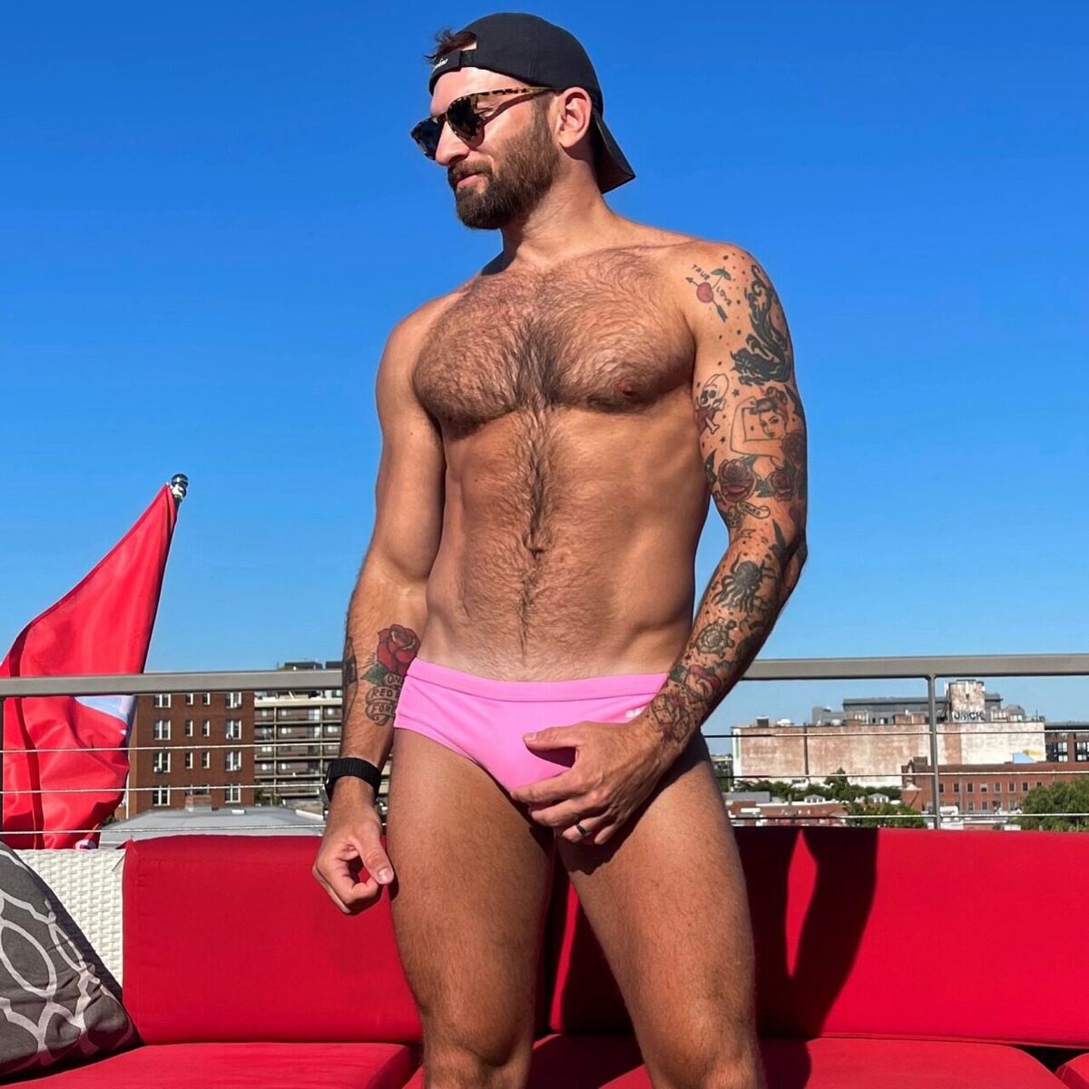 He likes it pink!