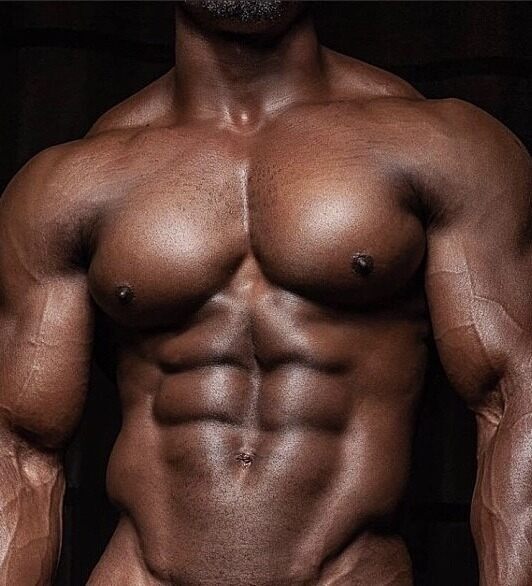 Pecs, nips, and I know that you would want to see more.