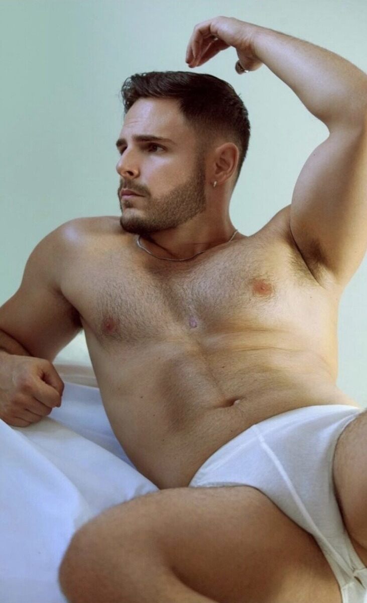 His white briefs… that he won’t be wearing much longer!