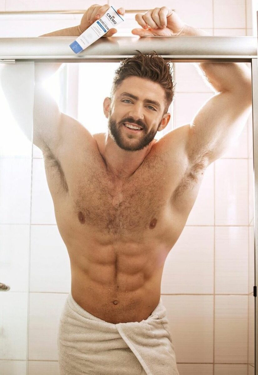 I’m guessing Cremo is part of his daily routine… I wonder what else he does daily to make him look like that!