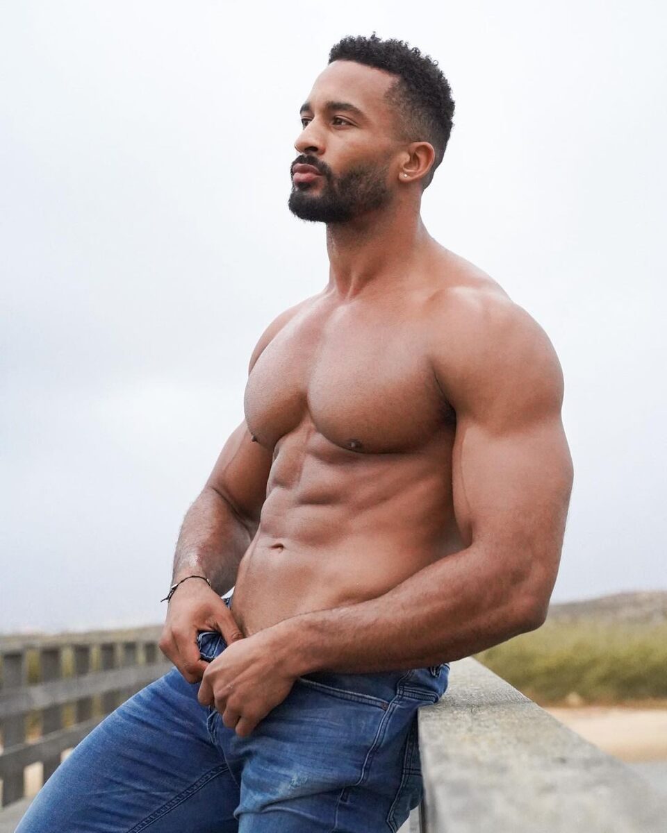 On the railing