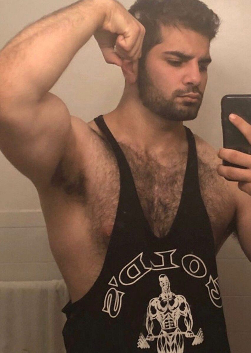 Working his way into filling out that Golds gym tank…