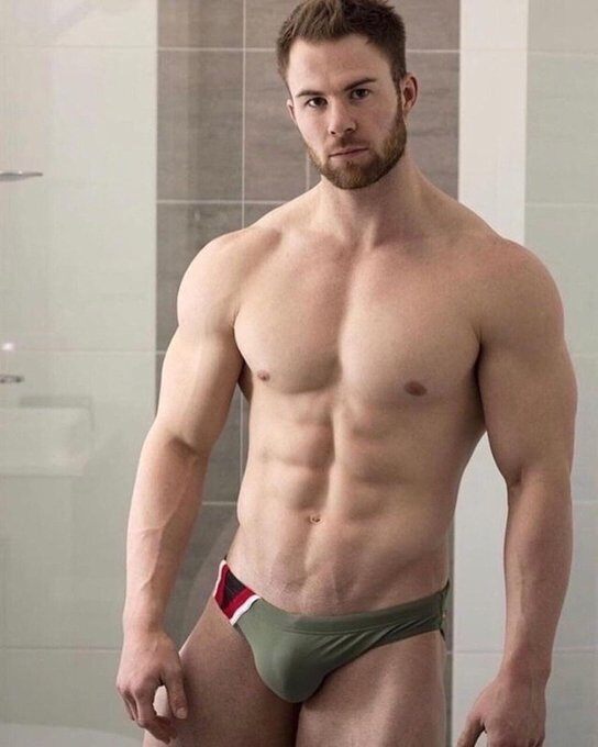 If you like smooth muscle and a clean slate, but with more than a bit of masculine scruff this is your guy…