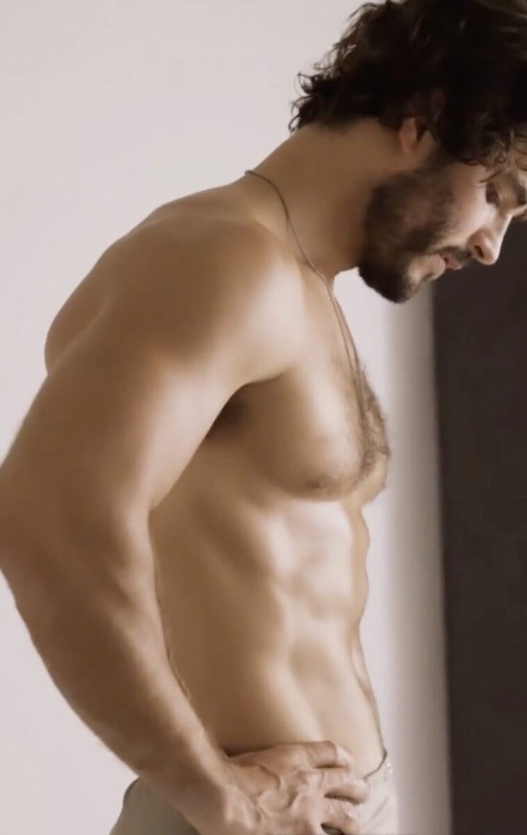 The downward glance…