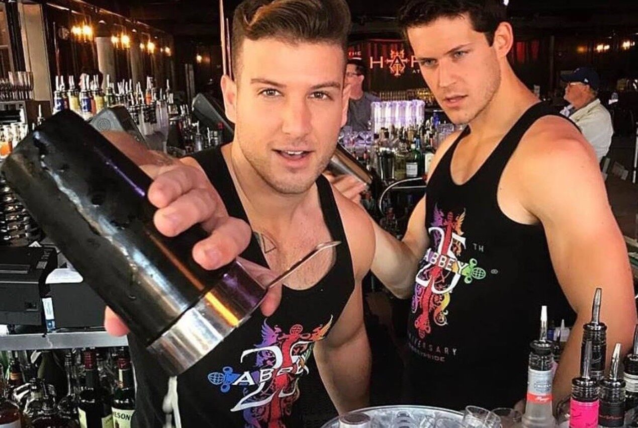 At the bar