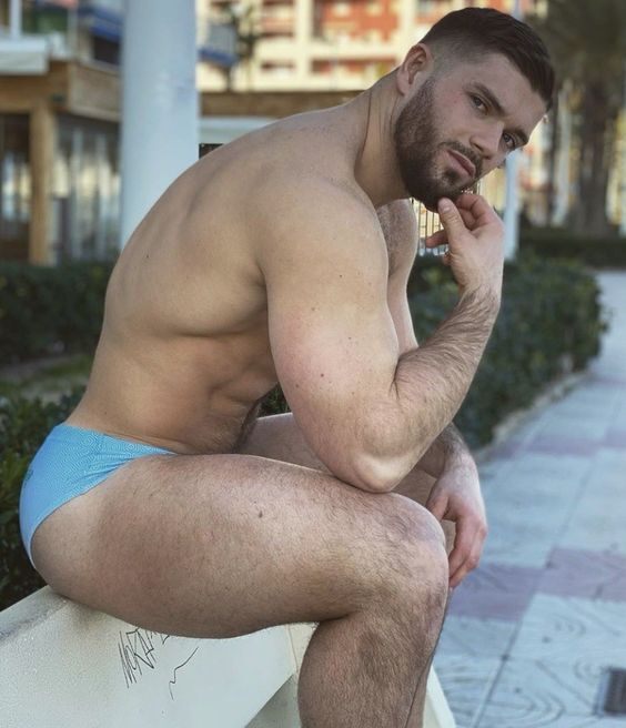 Thinking about his next move…and you’re thinking about how to get between those sexy thighs.