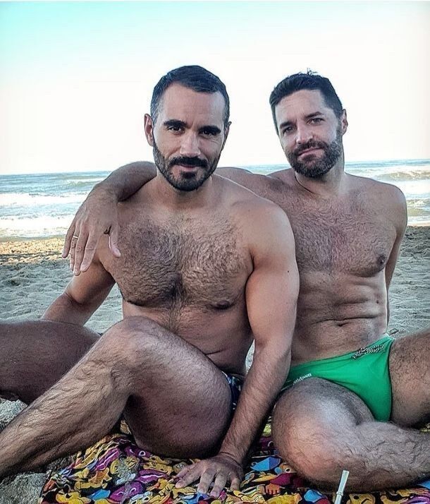 Hirsute beach bros