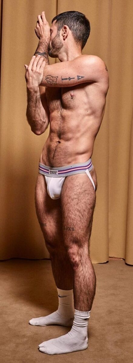 He wears that jockstrap quite well!