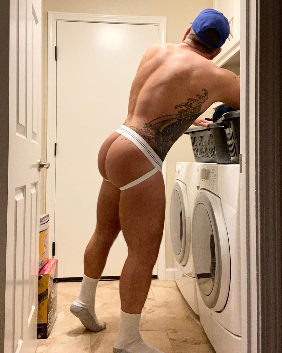 I wonder if his front is loaded like his washer and drier…
