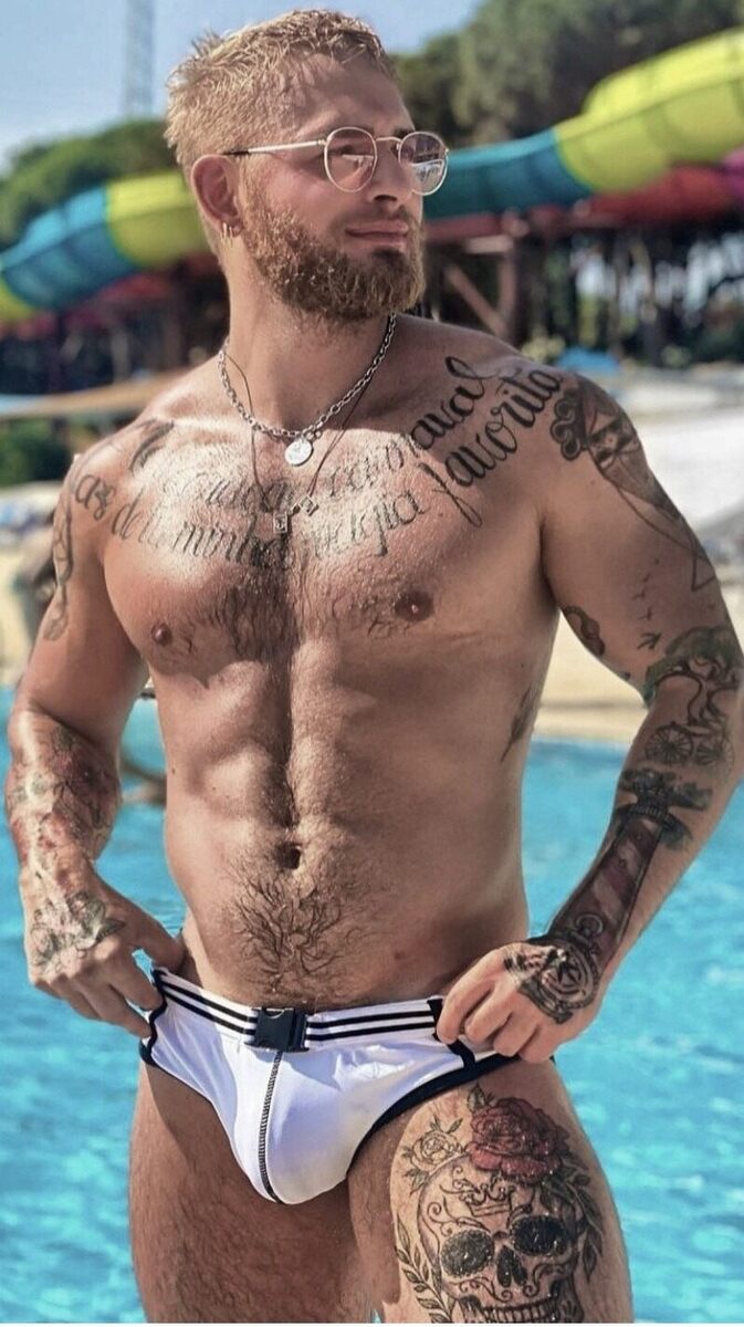 Blondish pool tatts…