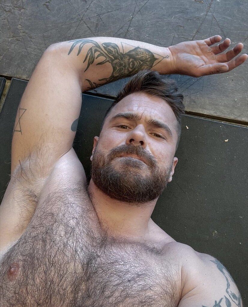 On his back waiting for you to attack…