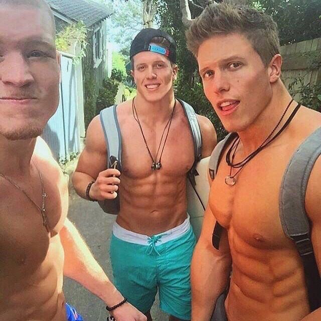 I wonder what these three guys are planning…