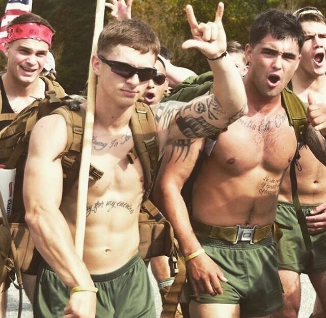 Packs on their backs…