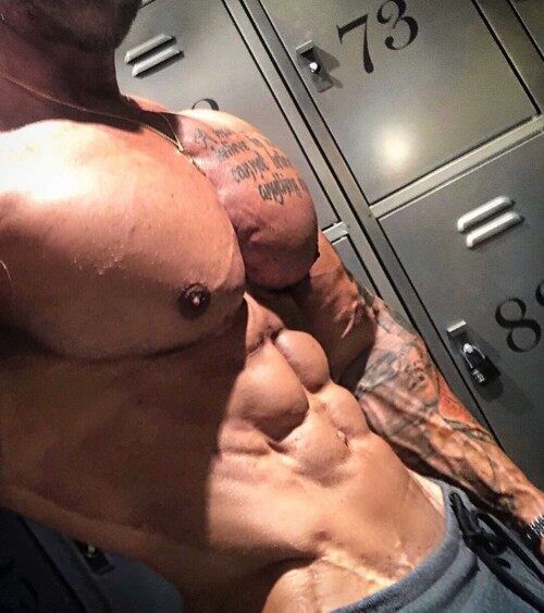 Locker room torso